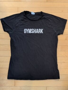 Gymshark Men's Black‎ Short Sleeve Logo Tee Apollo T-Shirt